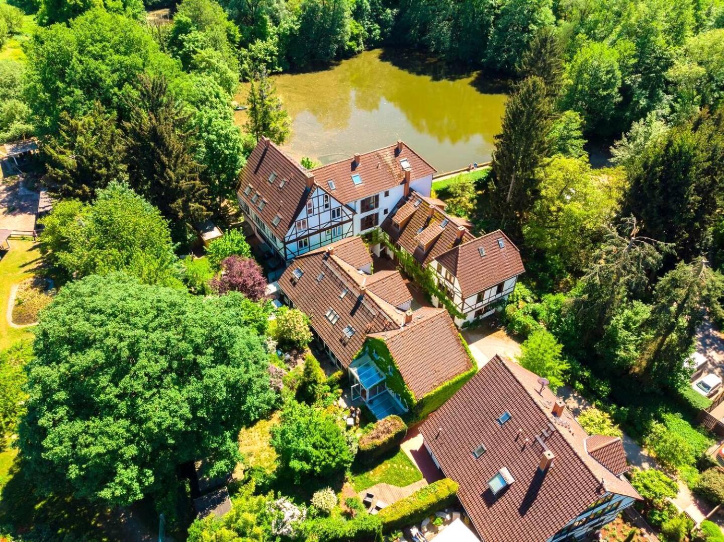דרייאייך Einliegerwohnung In Einer Muehle Vor Den Toren Frankfurts, Ideal Fuer Messegaeste Oder Stop Over מראה חיצוני תמונה